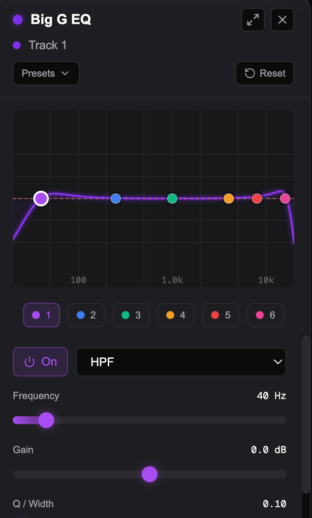 Big G EQ plugin
